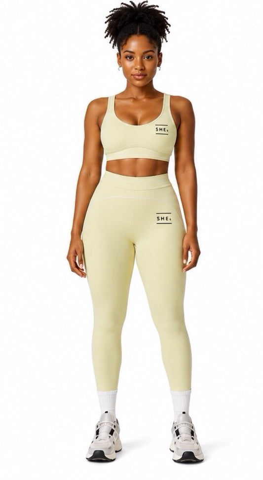SHEs Activewear – Lime Green Set